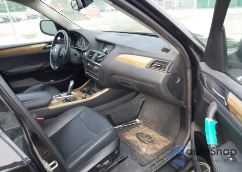 2013 BMW X3 xDrive28I from USA, damaged, VIN 5UXWX9C59D0D00970